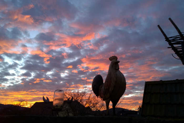 Abendhimmel in Lispenhausen